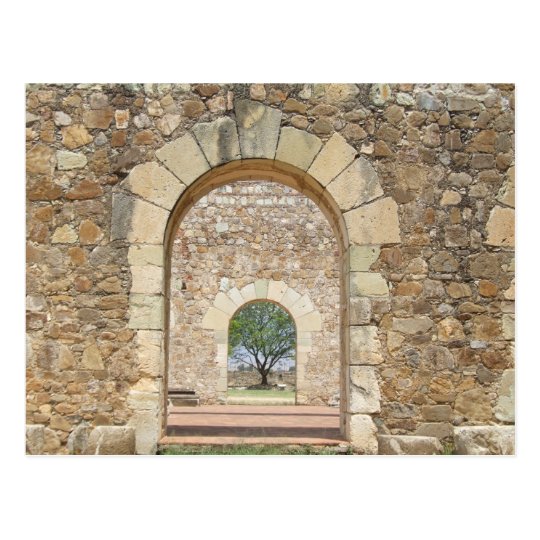 Arched Doors At The Old Fort Postcard