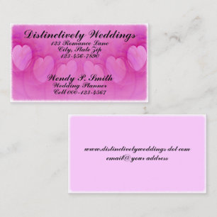 Arched Heart Line Artwork Business Card