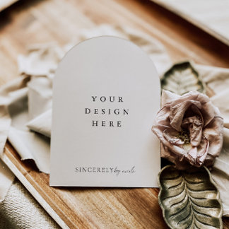Arched Invitation Printing
