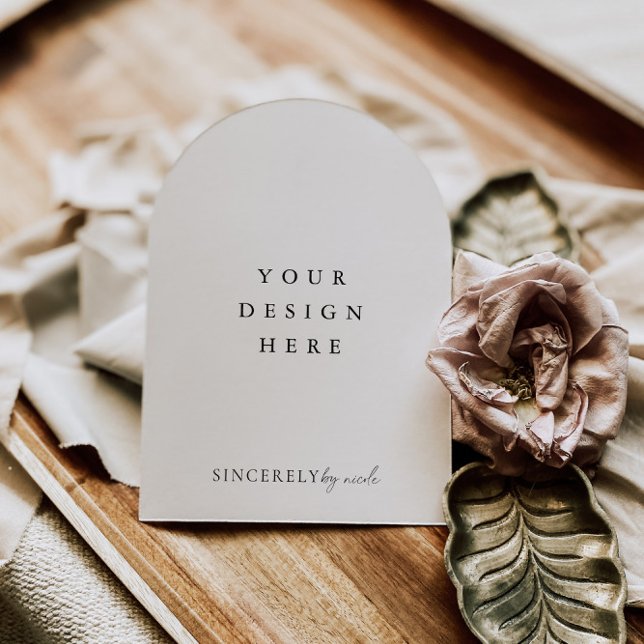 Arched Invitation Printing (Creator Uploaded)