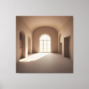 Arched Light Interior Canvas Print