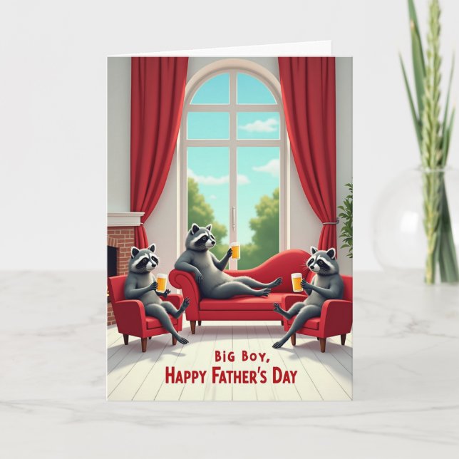 Arched Window Fathers Day Card (Front)