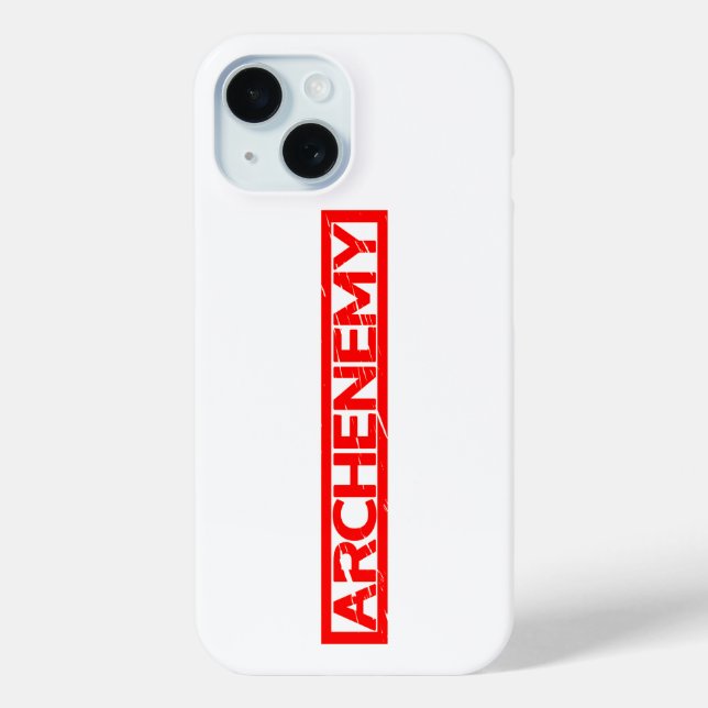 Archenemy Stamp Case-Mate iPhone Case (Back)