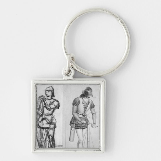 Archer and crossbowman key ring (Front)