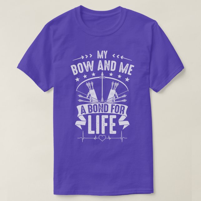 Archer Archery Archers Bow Bond For Life Gift  T-Shirt (Design Front)