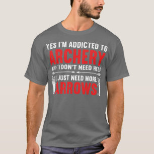 Archer Arrow Bow hunting Sport Gift Archery (10)  T-Shirt