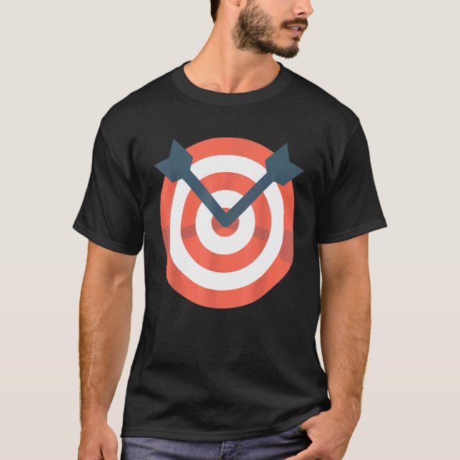 Archer Bow Shooting  Funny Archery Target  Idea T-Shirt (Front)