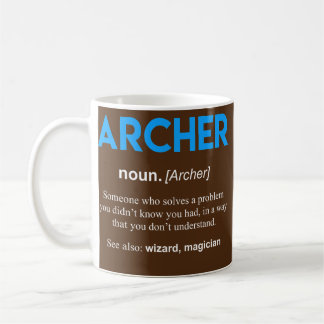 Archer definition Archery Coffee Mug