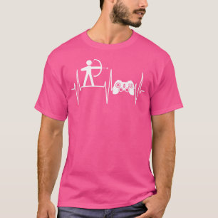 Archer Funny Video Gamer Bow Sport I Love Archery T-Shirt