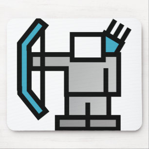 Archer in Blue Mouse Mat