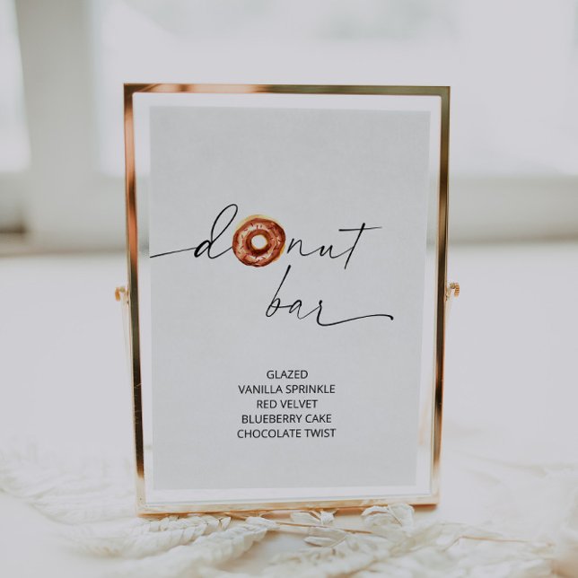 ARCHER Minimalist Doughnut Bar Sign (Creator Uploaded)