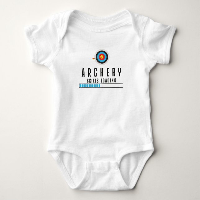 Archer Newborn Archery Skills Loading Baby Bodysuit (Front)