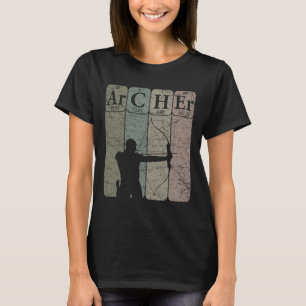 Archer Periodic Table Elements Bow Hunting Archery T-Shirt