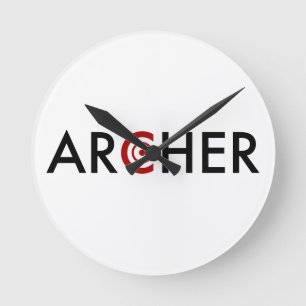 Archer Round Clock