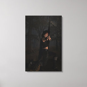 Archeress Digital Fantasy Art on Canvas Print