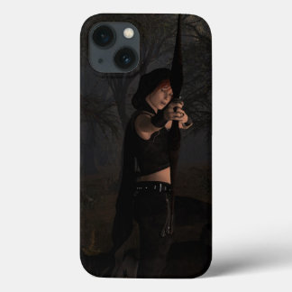 Archeress in the Dark Woods Fantasy Art iPhone 13 Case