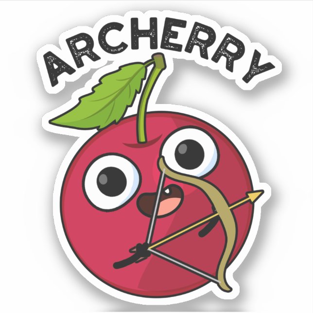 Archerry Funny Fruit Archery Pun  (Front)