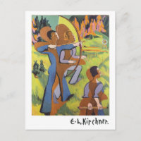 Archers (1935-1937) by Ernst Ludwig Kirchner