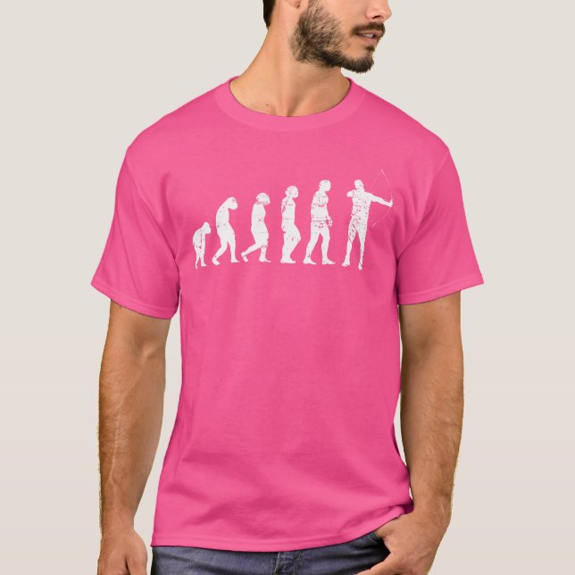 Archers Evolution Archery Arrow Bow Sport T-Shirt (Front)