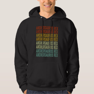 Archersaurus Rex Archer Bow And Arrow Rex Archery Hoodie