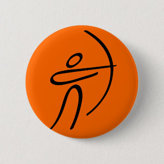 Archery 6 Cm Round Badge