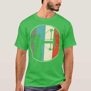 Archery Archer Bow Hunting Retro  T-Shirt