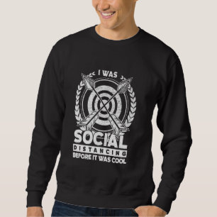 Archery Archer Distancing Social Sports Shooting S Sweatshirt