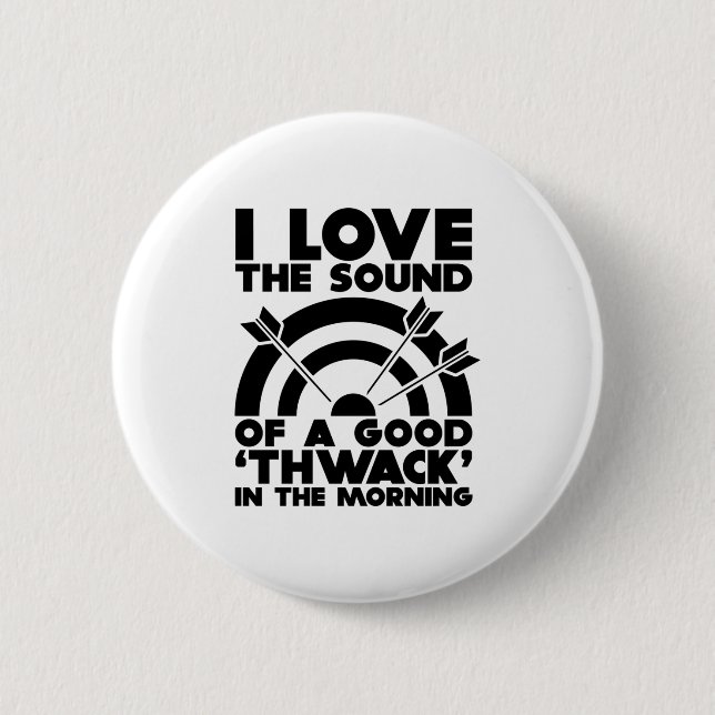 Archery | Arrows and Bows Archery Gift 6 Cm Round Badge (Front)