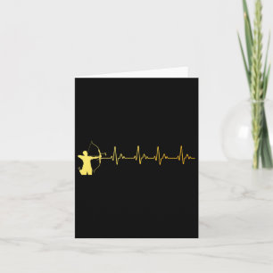Archery Art For Men Women Youth Bow Hunting Archer Card