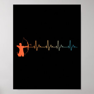 Archery Art For Men Women Youth Bow Hunting Archer Poster