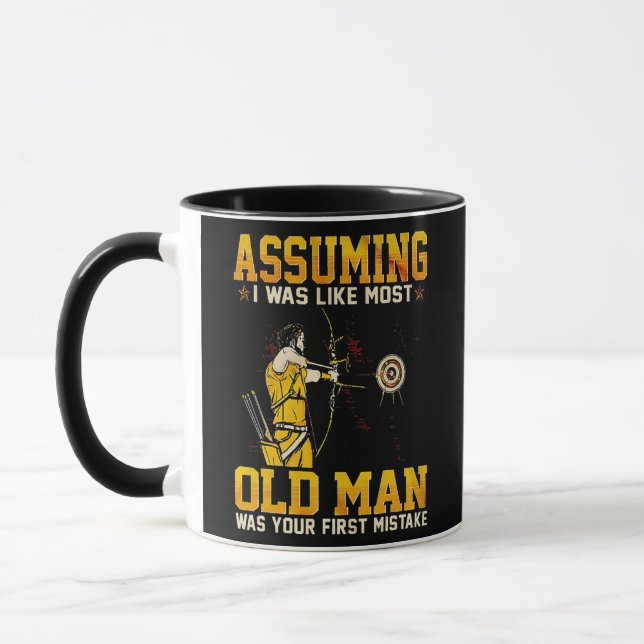 Archery Assuming Was Like Most Old Man Was First Mug (Left)