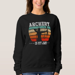 Archery Bow Archer Retro Vintage Compound Bow Arch Sweatshirt