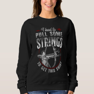 Archery Bow Archer Vintage Compound Bow I Had To P Sweatshirt
