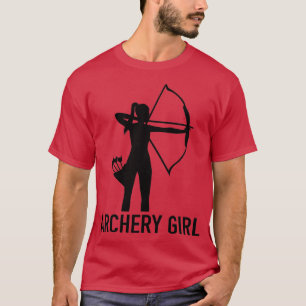 Archery Bow Arrow Archer GirlArchery Girl  T-Shirt