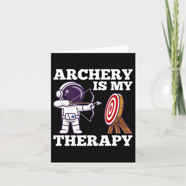 Archery Bow Hunting Archer  Card (Front)