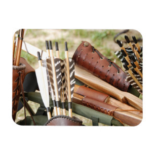 Archery Bows, Arrows and Quivers Magnet