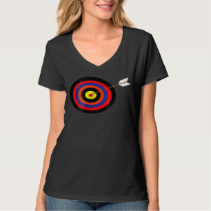 Archery Bullseye Hits The Spot Arrow On Targe T-Shirt