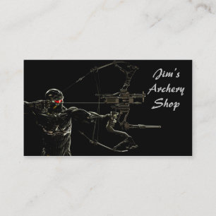 Archery Business Card Predator Archer