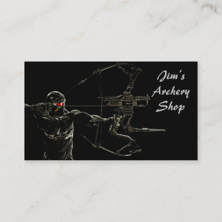 Archery Business Card Predator Archer