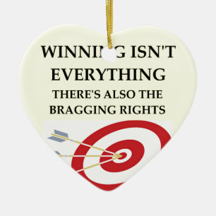 archery ceramic tree decoration