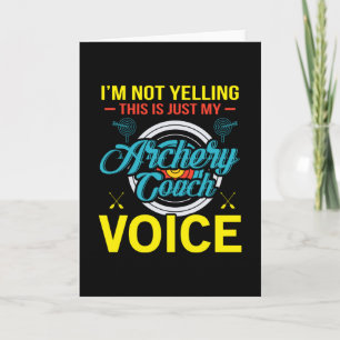 Archery Coach Card