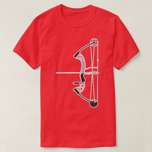 Archery   Compound Bow  T-Shirt (Design Front)