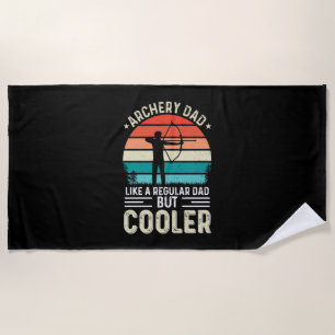 Archery Dad Beach Towel