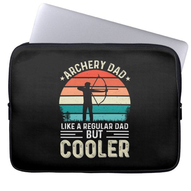Archery Dad Laptop Sleeve (Front)