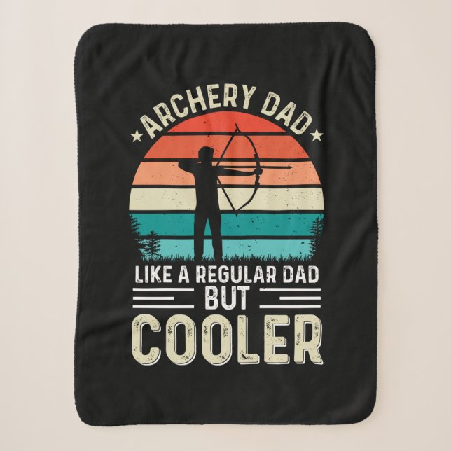 Archery Dad Sherpa Blanket (Front)