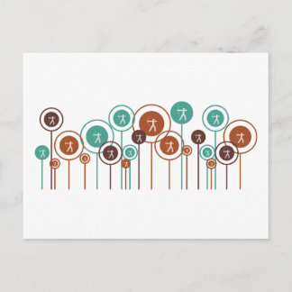 Archery Daisies Postcard