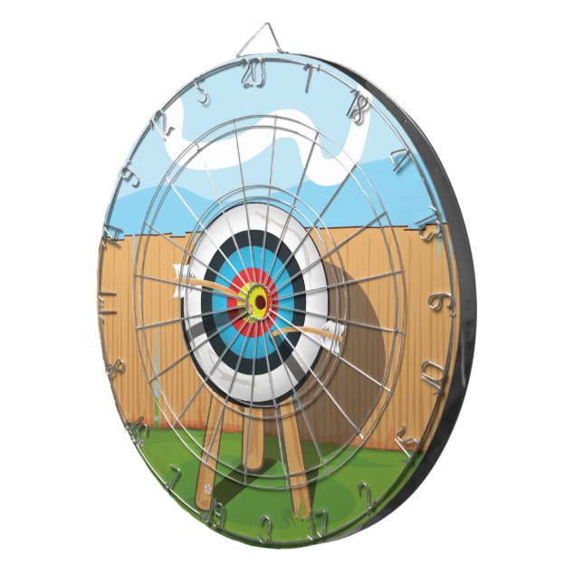 Archery Dartboard (Front Right)