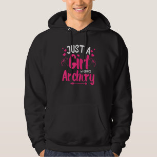 Archery Design For Girls Women Shooting Bowhunter Hoodie