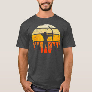 Archery Design Vintage Archer with Bow and Arrow B T-Shirt