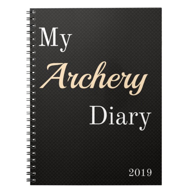 Archery Diary Notebook (Front)